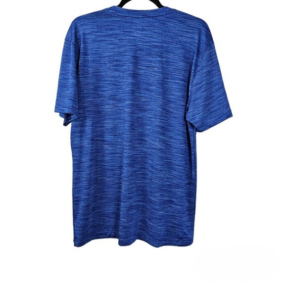 🏆381 Reebok Stride Performance Blue Short Sleeve T-Shirt - Picture 6 of 8